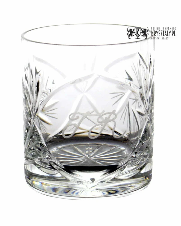 Kryształowe szklanki do whisky z grawerem 260ml Młynek MK80E 2szt