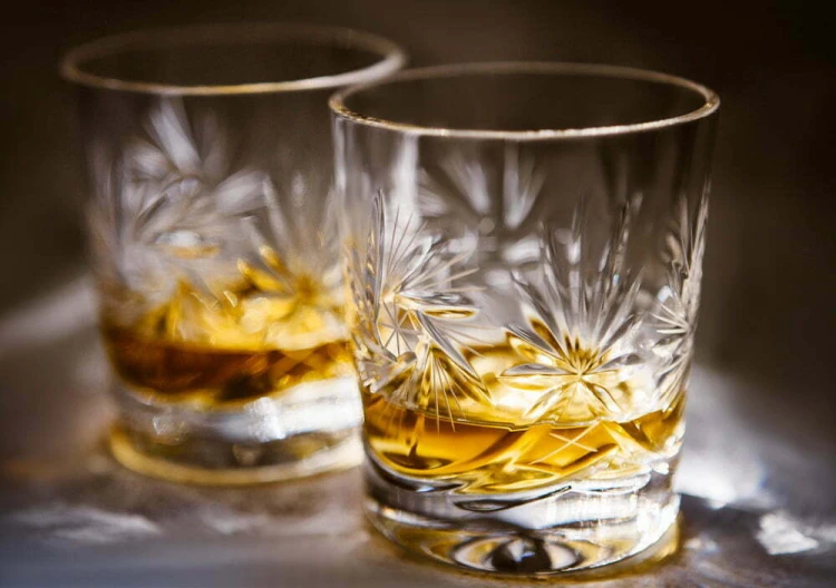 Kryształowe szklanki do whisky z grawerem 260ml Młynek MK80E 2szt