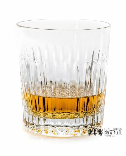 Kryształowe szklanki do whisky z grawerem na dnie 260ml Universe UK80EB 2szt