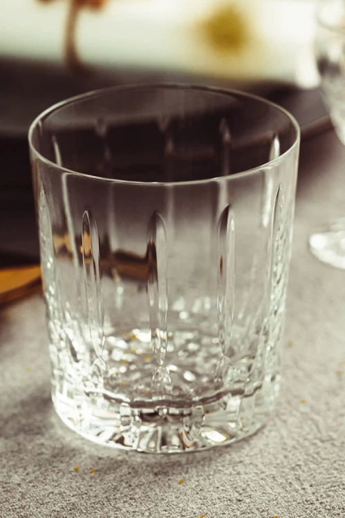 Kryształowe szklanki do whisky z grawerem 260ml Simple SK80E 2szt