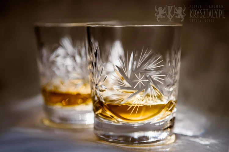 Kryształowe szklanki do whisky 260ml Młynek MK80 4szt