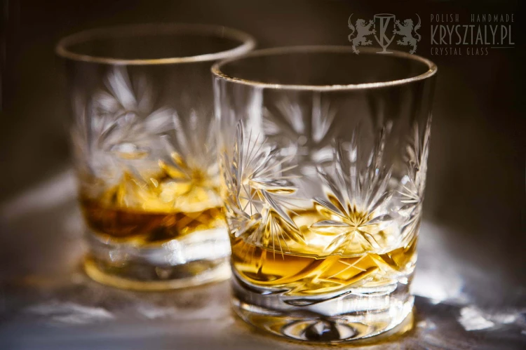 Kryształowe szklanki do whisky 260ml Młynek MK80 4szt