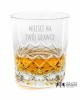 Kryształowe szklanki do whisky z grawerem 300ml Melody LK80E 2szt