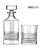 Zestaw do whisky: kryształowa karafka + kryształowe szklanki do whisky 6szt Crystalline Brillante