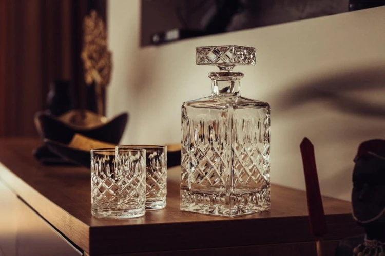 Kryształowa karafka do whisky 750ml Elixir EK90