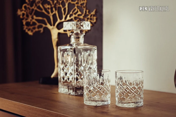 Kryształowa karafka do whisky 750ml Elixir EK90