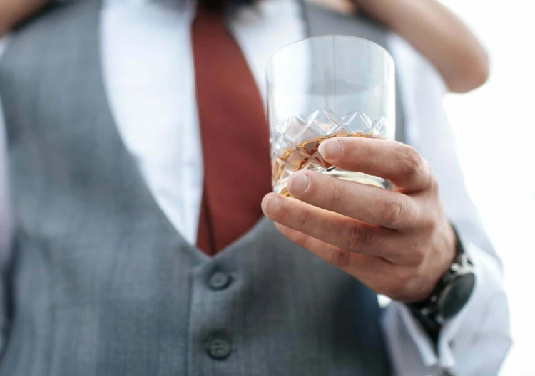 Kryształowe szklanki do whisky z grawerem 300ml Melody LK80E 2szt prezent na ślub