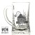 Kryształowy kufel do piwa z grawerem 600ml Classico CK88E