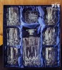 Zestaw do whisky Opera: kryształowa karafka z grawerem+ kryształowe szklanki do whisky 6szt w opakowaniu prezentowym OKP10
