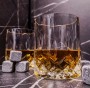 Zestaw do whisky: kryształowa karafka + kryształowe szklanki do whisky 2szt. w opakowaniu prezentowym Crystalline Opera