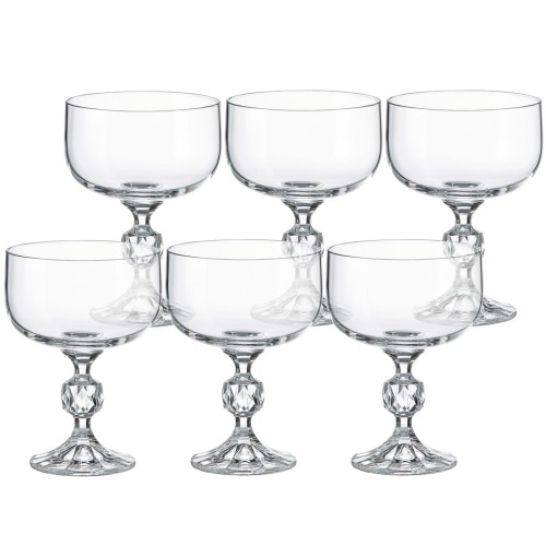 Kieliszki do szampana płaskie CRYSTALLINE 200ml 6szt.
