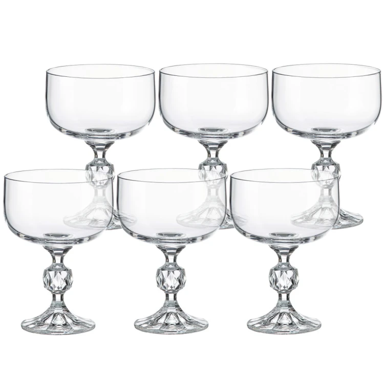Kieliszki do szampana płaskie CRYSTALLINE 200ml 6szt.