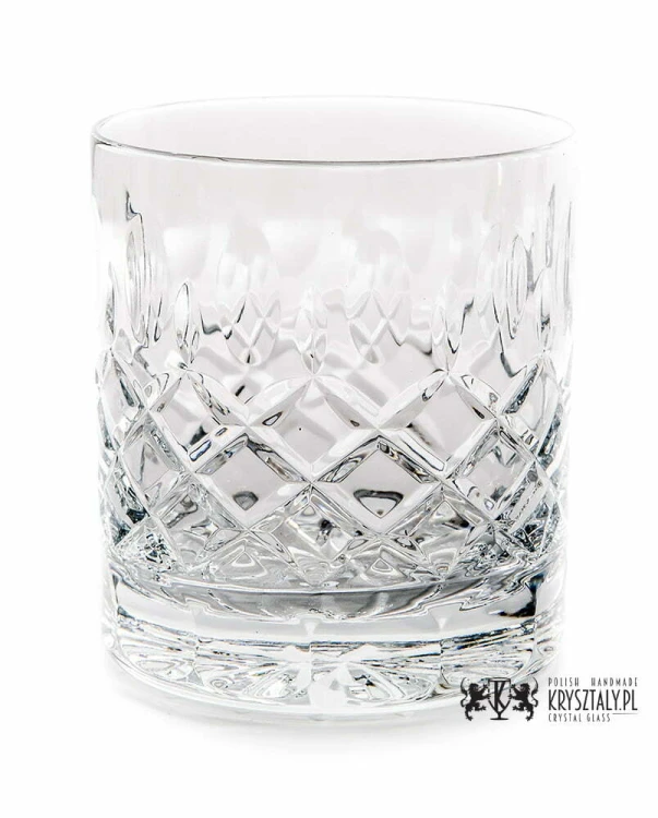 Kryształowe szklanki do whisky z grawerem 260ml Elixir EK80E 6szt