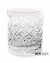 Kryształowe szklanki do whisky z grawerem 260ml Elixir EK80E 6szt
