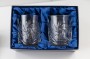 Kryształowe szklanki do whisky 260ml Młynek MK80 2szt + opakowanie ozdobne z eko skóry