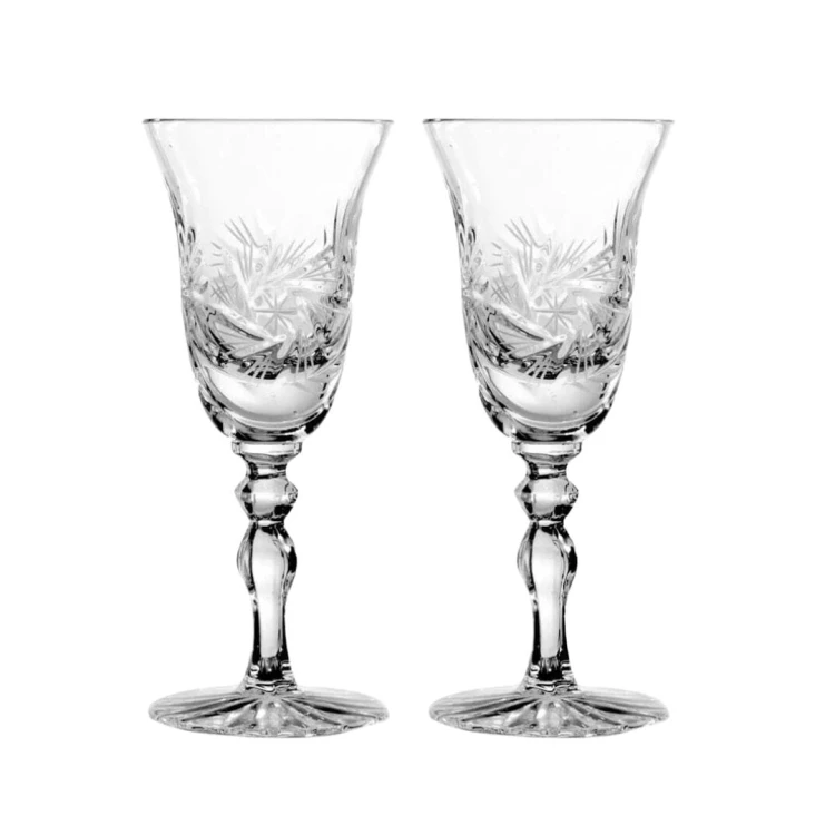 Kryształowe kieliszki do nalewek, likieru, wódki 45ml Młynek MK10 2szt