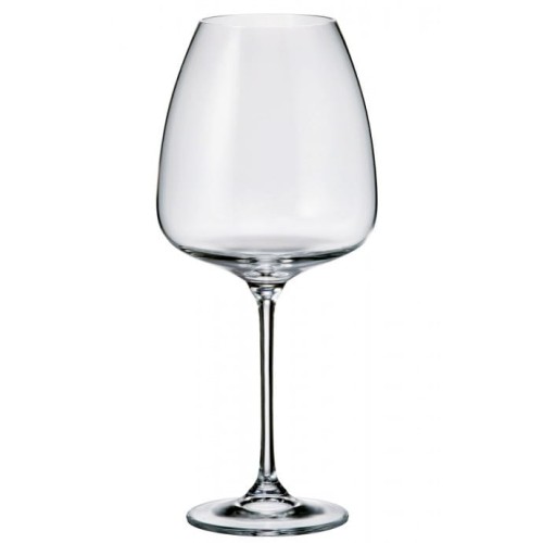BOHEMIA Komplet 6 sztuk kieliszków do wina czerwonego 770 ml ANSER ALIZZE Crystalline