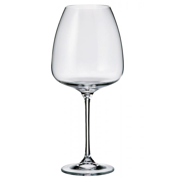 BOHEMIA Komplet 6 sztuk kieliszków do wina czerwonego 770 ml ANSER ALIZZE Crystalline