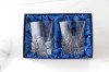 Kryształowe szklanki do whisky 310ml Crack 2szt w pudełku prezentowym