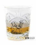 Kryształowa szklanka z motywem myśliwskim 260ml Młynek MK80 1szt - prezent dla myśliwego