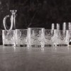 Kryształowe szklanki do whisky z grawerem 300ml Młynek MK80 2szt + opakowanie ozdobne z eko skóry