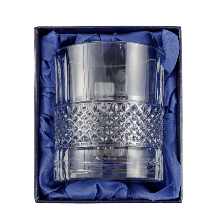 Kryształowe szklanka do whisky  Brillante 260ml 1szt w pudełku prezentowym z eko-skóry