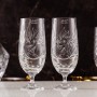 Kryształowe kieliszki do piwa 500ml Młynek MK86 z grawerem na rancie 2szt