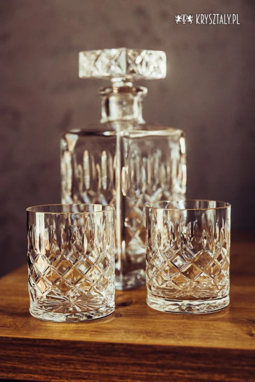 Kryształowe szklanki do whisky 300ml Elixir EK80 2szt