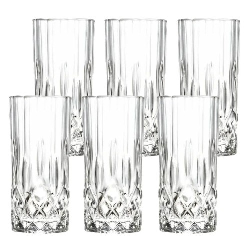 Kryształowe szklanki long do drinków 6szt Crystalline Opera