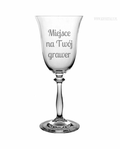 Kieliszki do wina z grawerem CRYSTALLINE 1szt