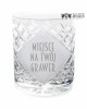 Kryształowa szklanka do whisky z grawerem 260ml King KK80E 1 szt