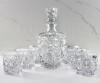 Zestaw do whisky GLACIER kryształowa karafka + kryształowe szklanki do whisky 6szt w opakowaniu prezentowym Premium