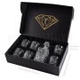 Zestaw do whisky GLACIER kryształowa karafka + kryształowe szklanki do whisky 6szt w opakowaniu prezentowym Premium