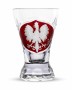 Kieliszki kryształowe do wódki 35ml motyw Polska 2szt