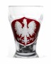 Kieliszki kryształowe do wódki 35ml motyw Polska 2szt