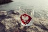 Kryształowa szklanka do whisky z grawerem rubin 260ml Młynek MK80 1szt