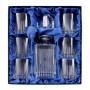 Zestaw do whisky: kryształowa karafka + kryształowe szklanki do whisky 6szt Crystalline Timeless w opakowaniu prezentowym