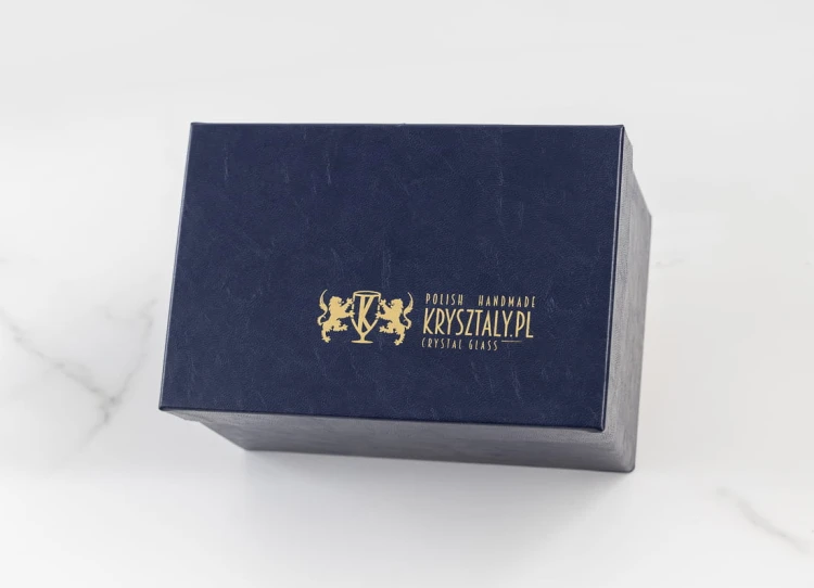 Kryształowe szklanki do whisky z grawerem 2szt w opakowaniu prezentowym Crystalline Opera