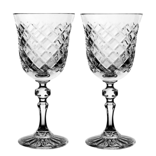 Kryształowe kieliszki do wina 220ml King 2szt