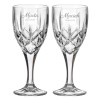 Kryształowe kieliszki do wina Classico 240ml 2szt z grawerem w opakowaniu prezentowym