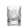 Kryształowe szklanki do whisky z grawerem na dnie 2szt w opakowaniu prezentowym Crystalline Melodia