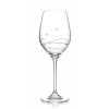 Kryształowe kieliszki do wina z kryształkami Swarovskiego 360ml, 6szt
