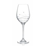 Kryształowe kieliszki do wina z kryształkami Swarovskiego 360ml, 6szt