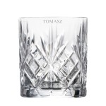 Kryształowa szklanka do whisky z imieniem, 310ml, 1szt - prezent na walentynki dla niego