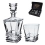 Zestaw do whisky ROCKY kryształowa karafka + kryształowe szklanki do whisky 6szt w opakowaniu prezentowym Premium