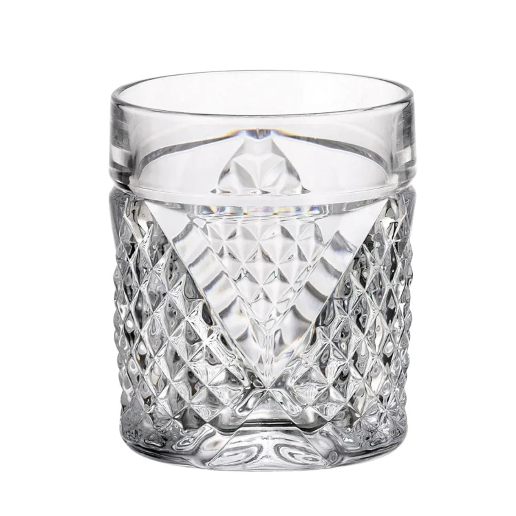 Kryształowe szklanki do whisky Megane z grawerem, 2szt w opakowaniu prezentowym