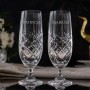 Kryształowe kieliszki do piwa, drinków z grawerem 300ml Melody LK84 2szt w pudełku prezentowym