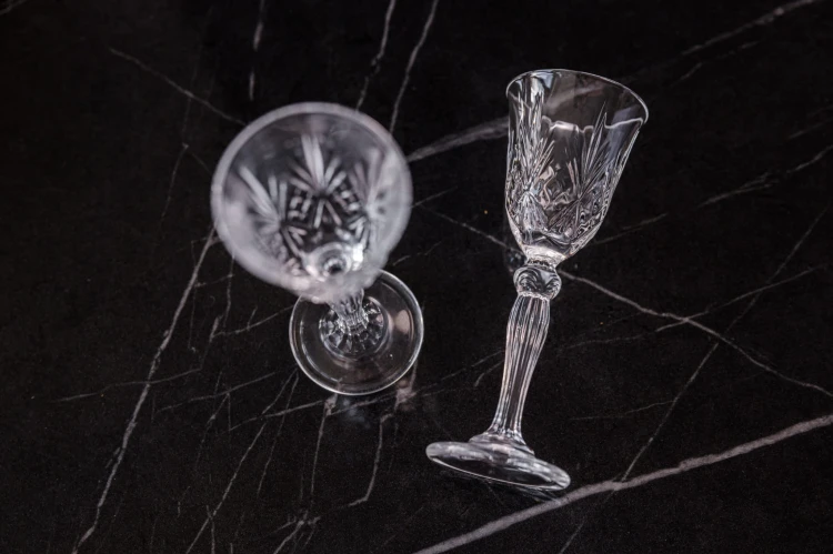 Kryształowe kieliszki do nalewek Crystalline Melodia, 50ml, 6szt. w pudełku prezentowym