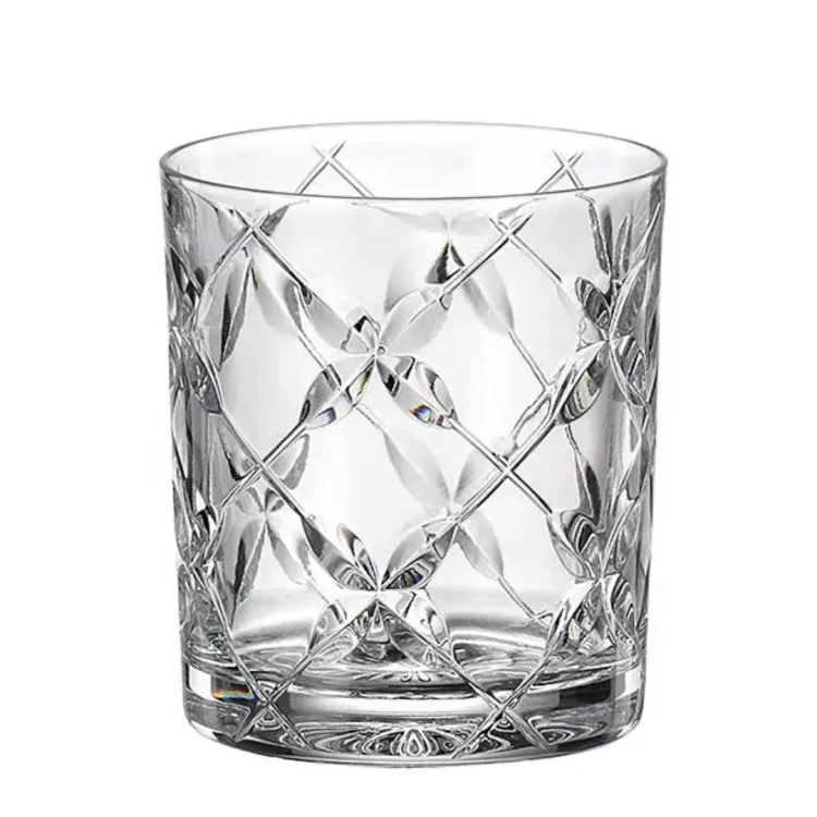 Zestaw do whisky Heather: kryształowa karafka + kryształowe szklanki do whisky 6szt w opakowaniu prezentowym HKP10