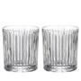 Kryształowe szklanki do whisky 280ml Universe UK80 z grawerem na dnie, 2szt